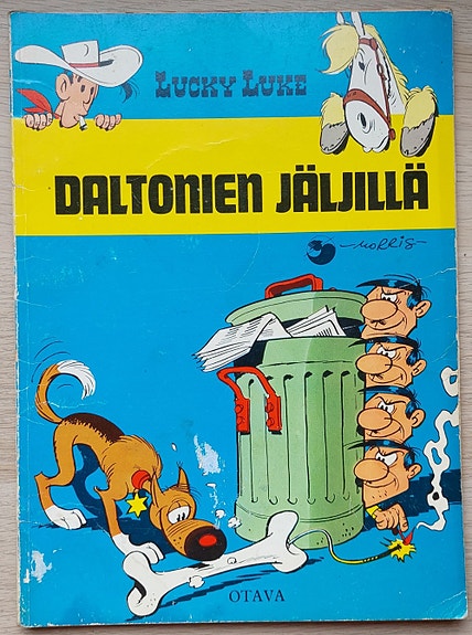 Lucky Luke Daltonien jäljillä  1975 1. painos