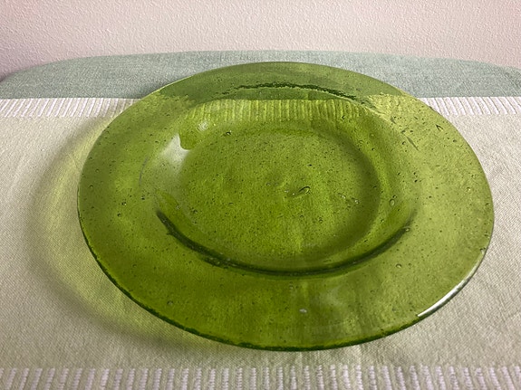 Iittala Humppila Talonpoika Vati/Lautanen vihreä Retro