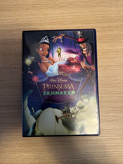 Prinsessa ja sammakko DVD-elokuva