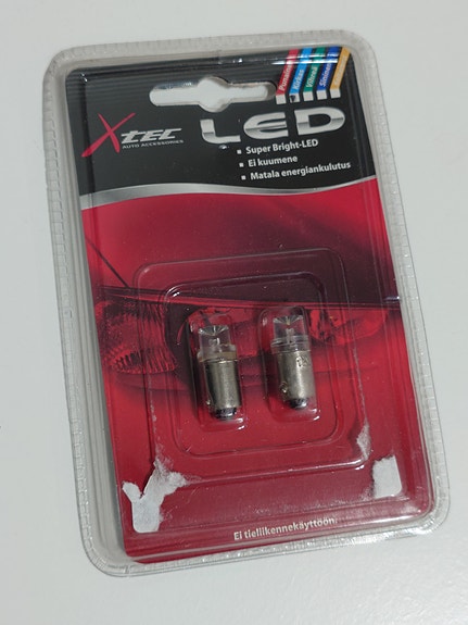 BA9s LED polttimot 12V
