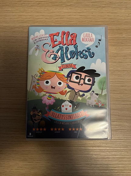 Ella ja Aleksi lasten DVD elokuva