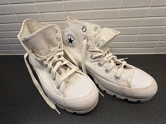 Converse All Star Tennarit koko 36.5 valkoinen, paksupohjaiset