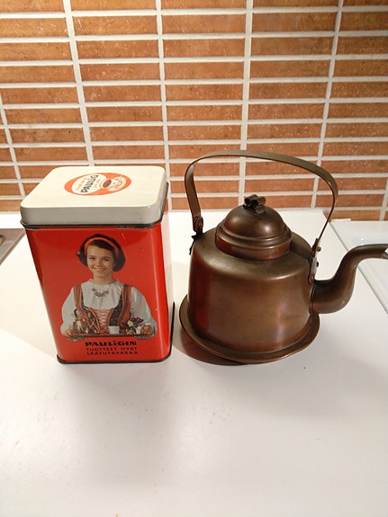 Opa kuparipannu Paulig peltirasia