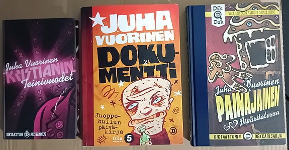 Juha Vuorinen: 3 kirjaa