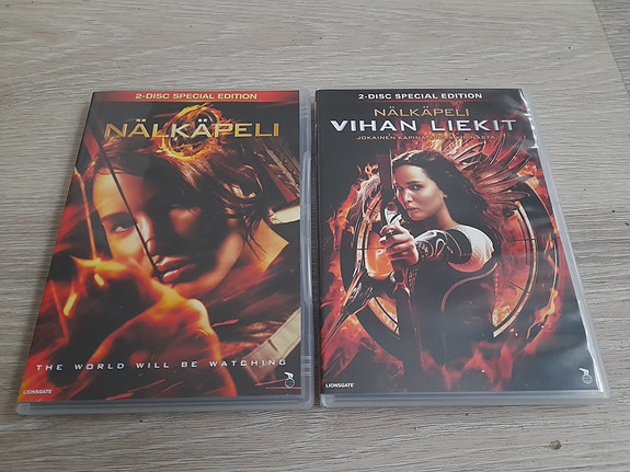 The Hunger Games Nälkäpeli DVD-elokuvat