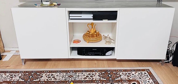 White BIG TV TASO (Cabinet)