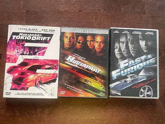 Hurjapäät dvd x3