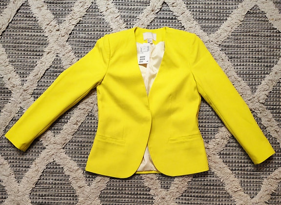 H&M keltainen bleiseri, koko 34
