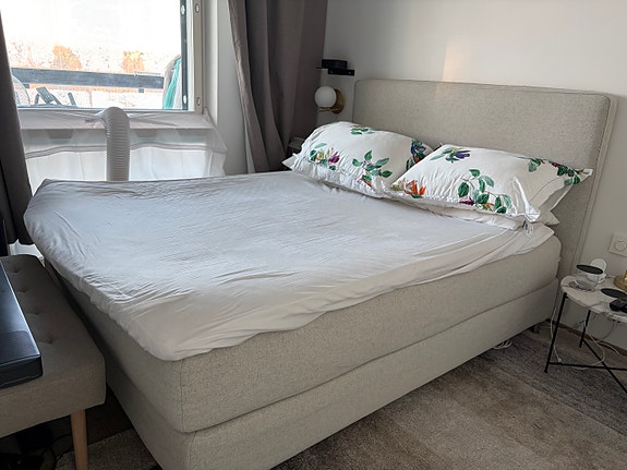 Ikea Bed + Mattress Topper 160x200 Very Good Condition