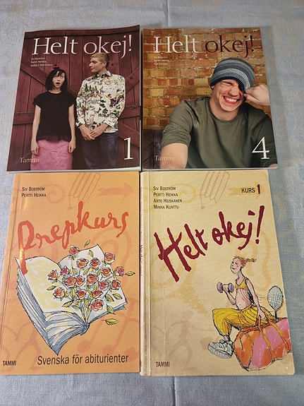 Ruotsin kielen oppikirjoja