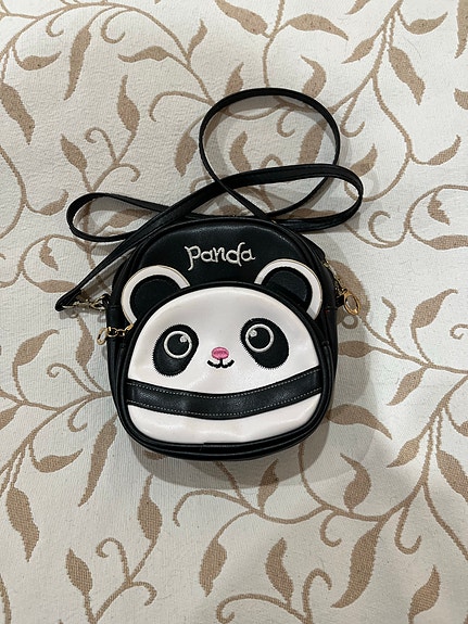 Lasten panda olkalaukku