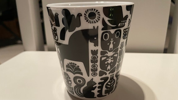 Marimekko 2008 Kanteleen kutsu muki
