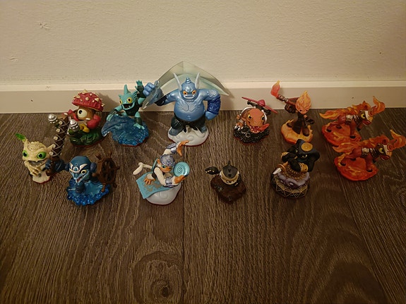 Skylanders trap team hahmoja