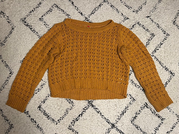 H&M Divided sinapin keltainen neule koko S