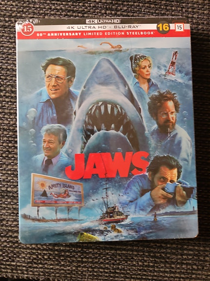 Jaws 4k 50th anniversary 4k steelbook