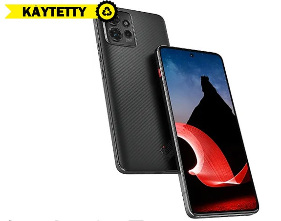 ThinkPhone by Motorola -puhelin, 256/8 Gt, Carbon Black, IP68 MIL-STD-8 Käytetty