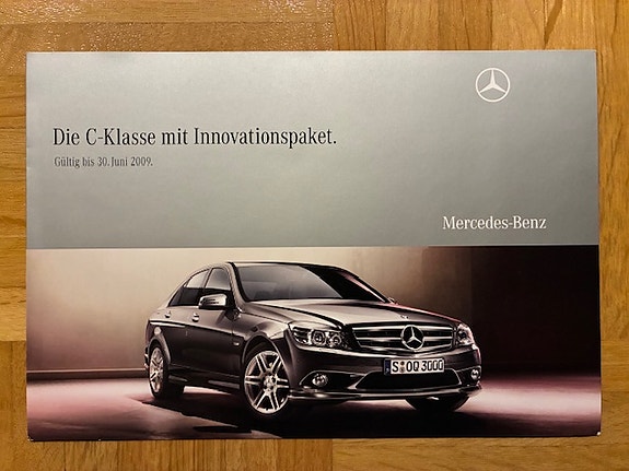 Esite Mercedes C-sarja W204 innovaatiopaketti 2009 / 2010