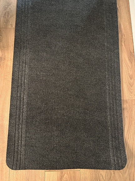 Harmaa käytävämatto/eteismatto 200x65