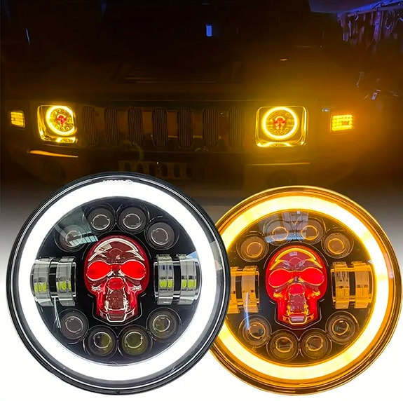 7" Led ajovalo