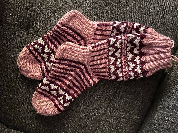 Handmade villasukat 7-veljestä langasta