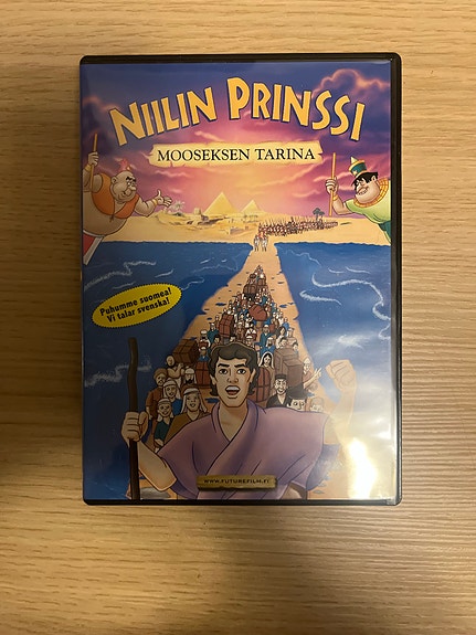 Niilin prinssi DVD-elokuva Mooseksen tarina