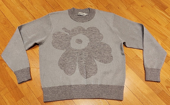 Marimekko Lumikukka Unikko villa paita koko S