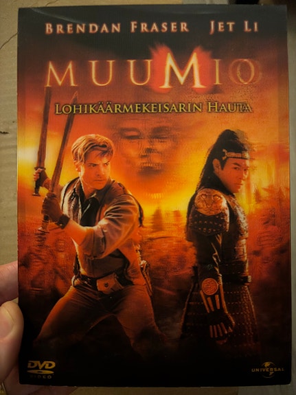 Muumio Lohikäärmekeisarin DVD linssimäinen slipcover
