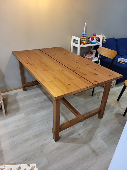 Ikea Nordviken jatkettava ruokapöytä