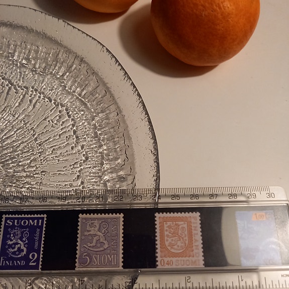 Iittala lasilautanen kirkas