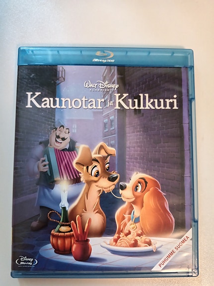 Kaunotar ja Kulkuri (Disney klassikko nro: 15) (Suomijulkaisu) BLU-RAY