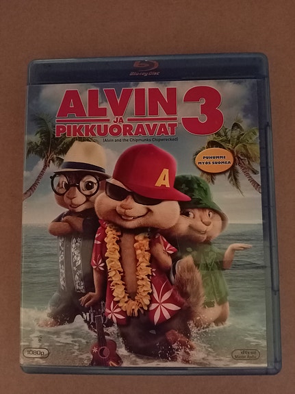 Alvin ja Pikkuoravat 3 (Suomijulkaisu) BLU-RAY