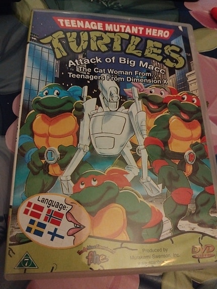 DVD Teenage Mutant Hero Turtles Attack of Big M.A.D. DVD-video