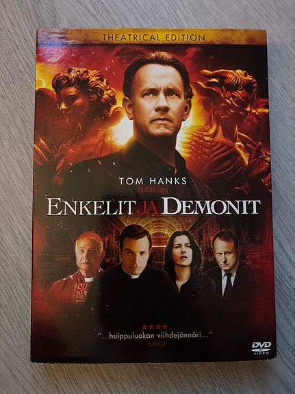 Enkelit ja demonit DVD sliparilla