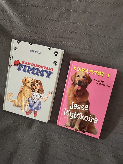 2 nuortenkirjaa: Karvakorvani Timmy ja Koiratytöt 1 Jesse löytökoira