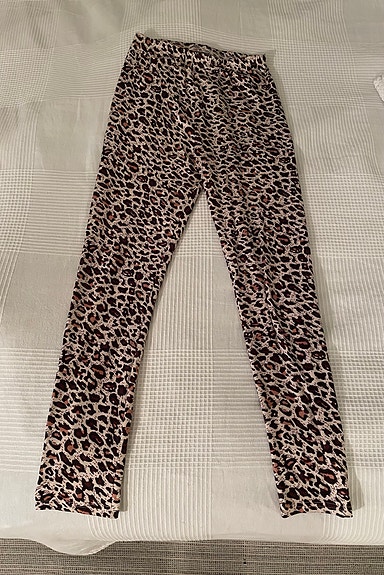 Korkeavyötäröiset leopardilegginssit