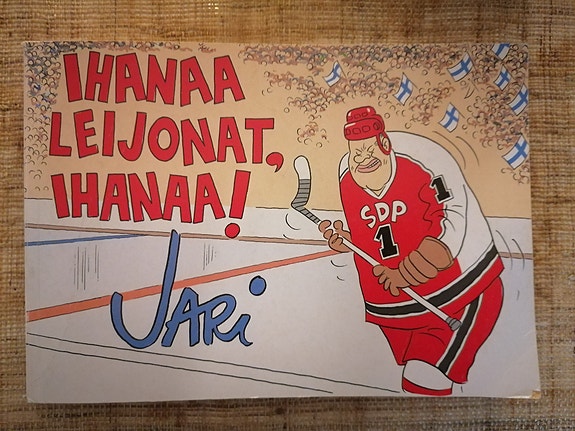 Jari Elsilän Ihanaa leijonat, ihanaa!-pilapiirroskirja