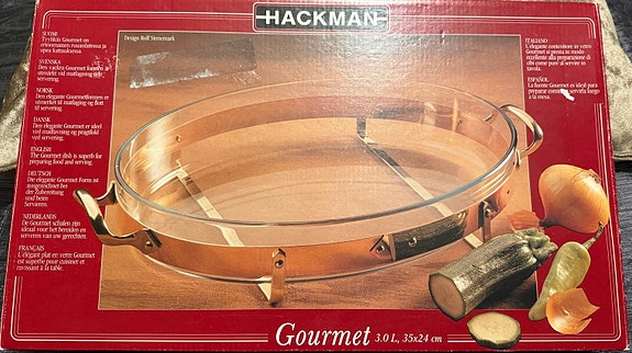 Hackman Gourmet- uunivuoka/tarjoiluastia