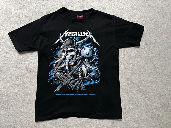 Metallica t-paita 2018 Helsinki