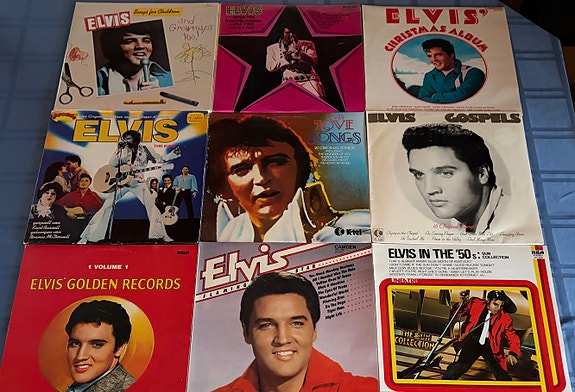 Elvis Presleyn LP-levyjä vuosilta 1972-1980