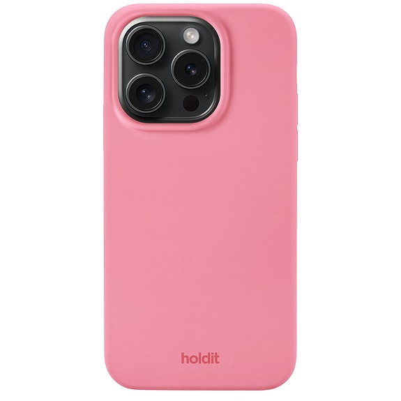 Holdit – Silicone Case iPhone 15 Pro - Pinkki