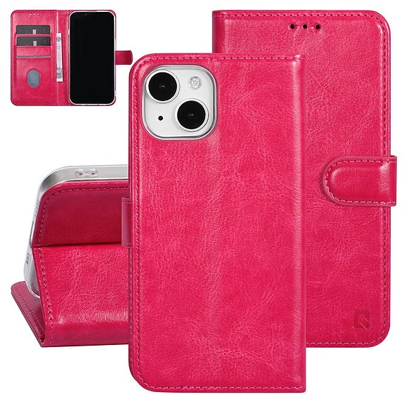 UNIQ Lompakkokotelo iPhone 15 - Punainen