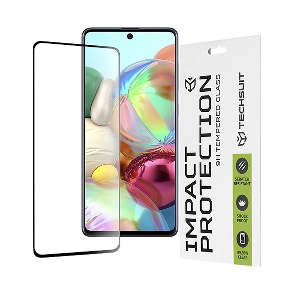 Panssarilasi koko näytölle - Samsung Galaxy A71 4G / A71 5G / M51 / Note 10 Li