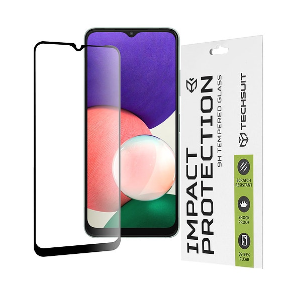Panssarilasi koko näytölle - Samsung Galaxy A22 5G