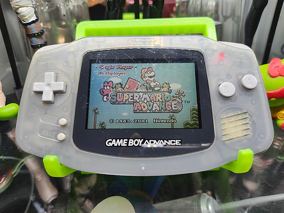 Nintendo Gameboy Advance transparent console