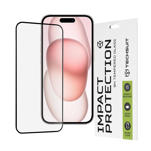 Panssarilasi koko näytölle - iPhone 15