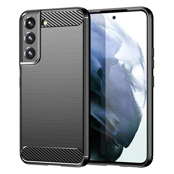 Techsuit Carbon Silicone Suojakuori, Samsung Galaxy S22+
