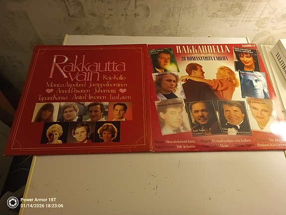 Rakkautta vain, Great love songs, Rakkaudella 28 romanttista laulua tupla lp
