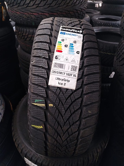 4KPL UUSIA!! 235/55R17 Goodyear UG Ice 2 DOT22