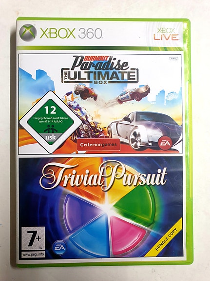 Xbox 360 : Burnout Paradise / Trivial Pursuit