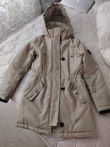 ONLY Pitkä talvitakki beige XS polyesteri